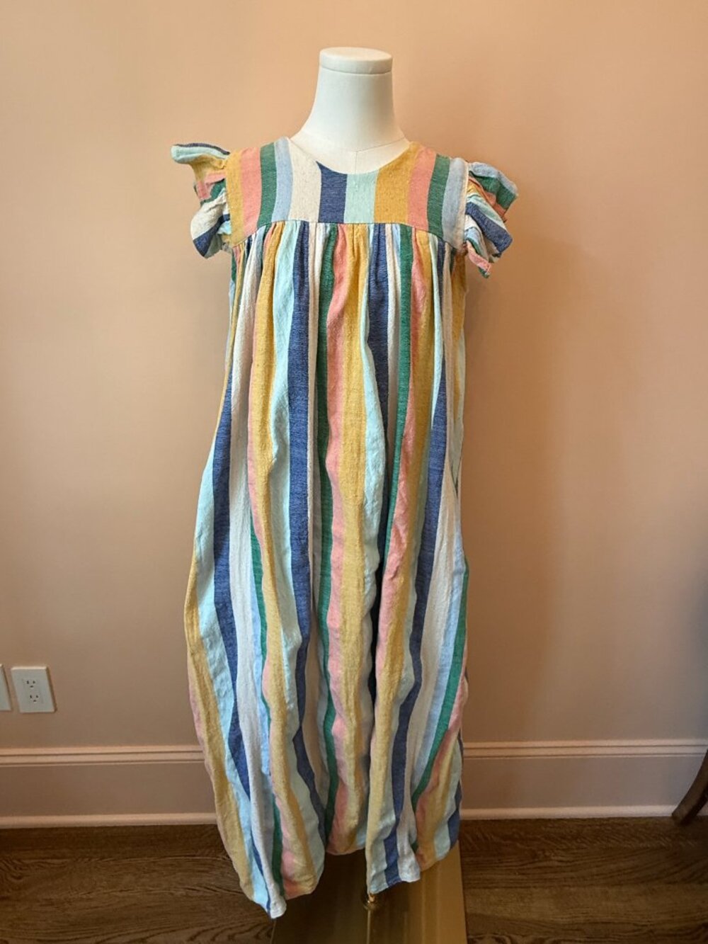 Nativa Multicolor Striped Maxi Dress – One Size